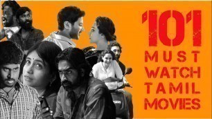 '101 Must Watch Tamil Movies | 2010 - 2020 | Dream Frames | Movie Suggestions'