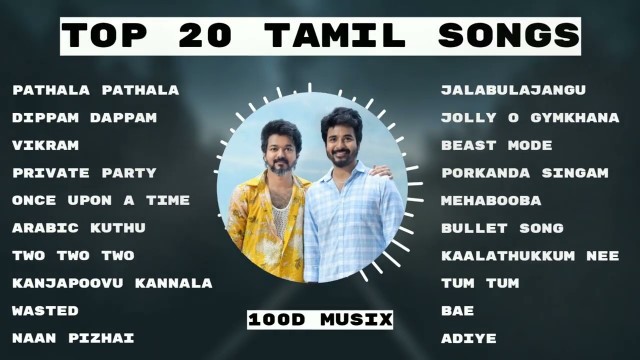 '#Tamilsongs | Top20 Tamil Hits| New tamil songs 2022 | Tamil Hit Songs | Love Songs | Romantic Songs'