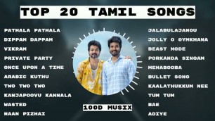 '#Tamilsongs | Top20 Tamil Hits| New tamil songs 2022 | Tamil Hit Songs | Love Songs | Romantic Songs'