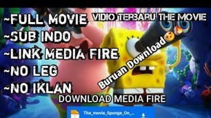 'Cara Download Film Spongebob:Sponge On The Run 2020 Full Movie || Sub Indo'