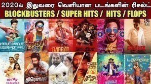 '2020 Tamil Movies Final Result | Blockbusters / Super Hits / Hits / Flops | Trendswood Tv'