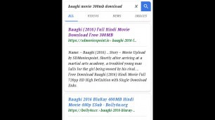 'How to download baaghi full movie in HD 384mb'