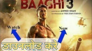 'Baaghi 3 full movie, tiger shroff full movie'