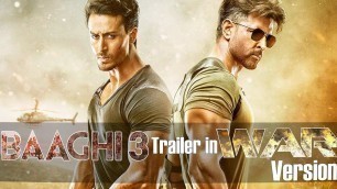'Baaghi 3 Official Trailer | War Version | Official Spoof'