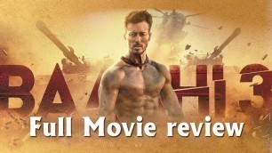 'Baaghi 3 | Full Movie Review | Tiger Shroff, Shraddha Kapoor, Riteish Deshmukh, Ankita Lokhande'