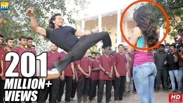 'Tiger Shroff\'s Amazing Stunt With Shraddha Kapoor For Baaghi Promotions'