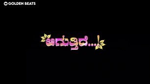 'Ayyo devare avala kandare love feeling status song Kannada taxiwala movie black screen status video'