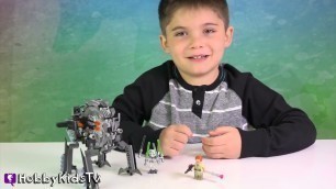 'Lego Star Wars Grievous Wheel Bike 75040 HobbyPig Build Review by HobbyKidsTV'