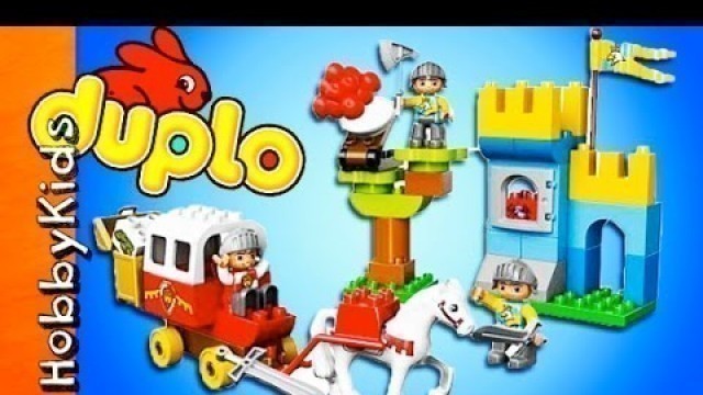'Duplo Lego TREASURE! Knights + Surprise Wind Up Toy,  Kit 10569 HobbyKidsTV'