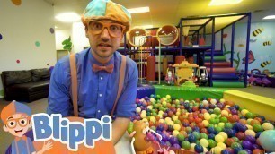 'Blippi Learning Body Parts At The Indoor Play Place | Educational Videos For Kids'