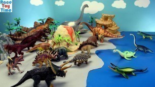 'Dino Volcano Island Adventure - Learn Dinosaurs Names Fun Toys For Kids'