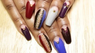 'Acrylic Nails | Phenom Vivid Colour Polishes by Jessica Cosmetics | LongHairPrettyNails'