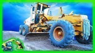 'Machines For Kids | Road Grader Construction Vehicle videos for toddlers'