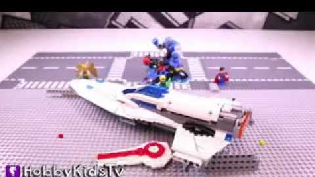 'Darkseid Invasion Lego + Superman, Green Arrow Cyborg Hawkman! Kit #76028 HobbyKidsTV'