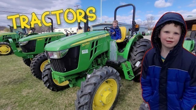 'TRACTOR VIDEOS | Tractors, Zero-Turn Mowers and more! Lawn mower videos for Toddlers'
