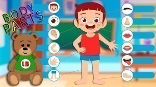 'Learn Body Parts | Educational Videos for Toddlers | Learn Body Parts for Kids'