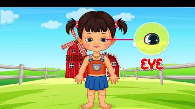 'Body Parts Kids learning Video for Children'