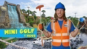 'Mini Golf Putt Putt with Handyman Hal | Tools for Kids | Handyman Hal Fun Videos for Kids'