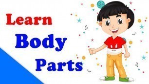 'Learn parts of the body | Parts of the body for kids | Vocabulary for kids'
