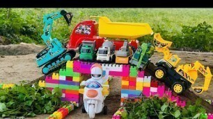 'Flyover Construction Vehicles | Fire Truck | Dump Truck Toys | B2 kids | Video for kids | car Racing'