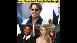 'most searched people on Google by 5g facts|amezing facts| funny video #shorts'