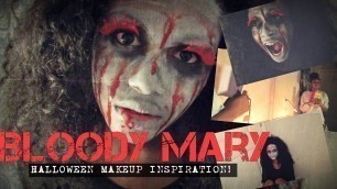 'BLOODY MARY HALLOWEEN MAKEUP INSPIRATION! + COLLAB'