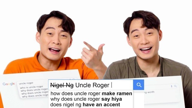 'Nigel Ng & Uncle Roger Answer the Web\'s Most Searched Questions | WIRED'