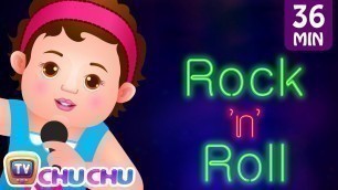 'Wheels On The Bus and Many More Nursery Rhymes Karaoke Songs Collection | ChuChu TV Rock \'n\' Roll'