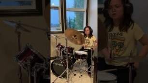 'Bang Your Head (Metal Health) Quiet Riot - drum cover by Olivia'