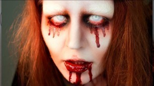 'BLOODY MARY- Halloween Makeup Tutorial'