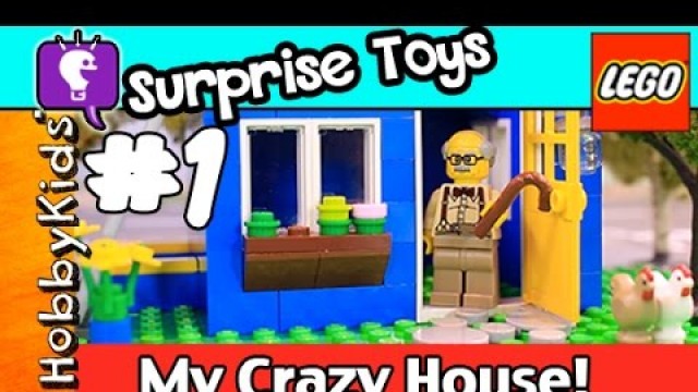 'Lego Floyd #1 My CRAZY HOUSE with Surprises'