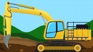 'Excavator | Truck Formation & Uses Videos | Kids Car and Truck Videos | Construction Vehicles Videos'