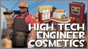 '[Team Fortress 2] 3 High Tech Engineer Cosmetics And Trivia #shorts #savetf2'