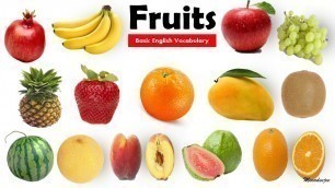 'Fruits Name | Learn Fruits Name in English | Name of Fruits Basic English Learning | [Unit # 09]'