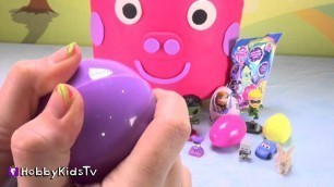 'HUGE Lego Peppa Pig SURPRISE Toys + Play-Doh HobbyKidsTV'