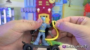 'Super Dogs Imaginext Fun! Ace Krypto Toy Review by HobbyKidsTV'