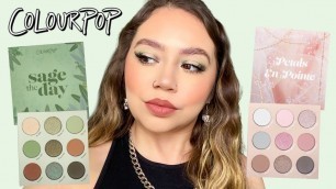 'COLOURPOP SAGE THE DAY & PETALS EN POINTE COLLECTIONS | SWATCHES, REVIEW + TUTORIAL'