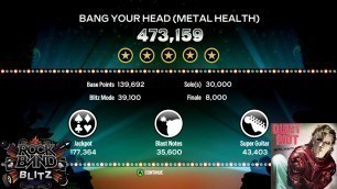'Rock Band Blitz Bang Your Head (Metal Health) - Quiet Riot'
