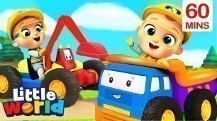 'Construction Workers (Safety Song) + More Kids Songs & Nursery Rhymes by Little World'