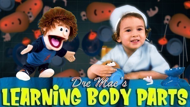 'Learn body parts for kids with Silly Puppets.'
