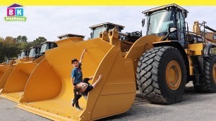 'Real Construction Trucks for Children | Learn about CAT Construction Trucks!'