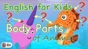 'Body parts of Animal ( Part 4) | English for Kids (UK) | Kids English'