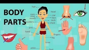 'Body parts name / Body parts / For LKG UKG / Kids Online classes / Kids Body Parts Name / Kids Body'