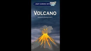 'Volcano | Volcanic Eruption Explained | Why do Volcanoes Erupt? | Volcanoes for Kids Science #shorts'