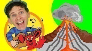 'Learn About Volcanoes Song for Kids | Sing Along with Matt | Learn English Kids'