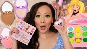 'THE CUTEST MAKEUP BRAND EVER!! TESTING KIMCHI CHIC BEAUTY!'