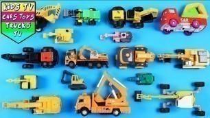 'Learn Construction Vehicle Excavator for Kids  + More Toys Videos'
