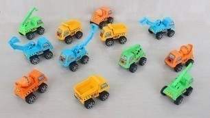 'Construction Vehicles for Kids Educational Videos Toddlers Toys Excavator, Roller truck, Forklift'