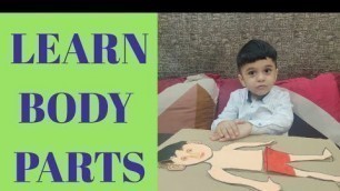 'Kids Activity- Learn Body Parts for preschoolers'