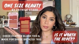 'First Impressions of Patrick Starrr’s Cosmetics Brand ONESIZE! Cheek Clapper & Made for Shade Trio\'s'